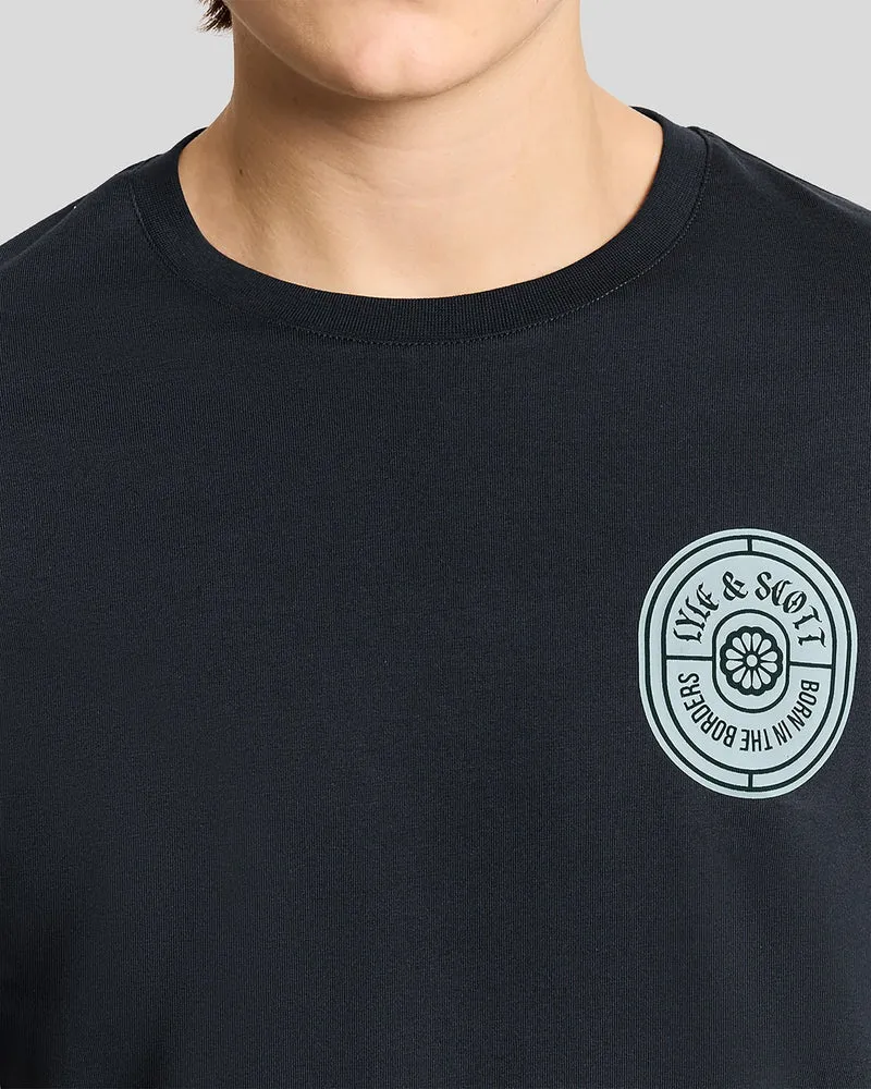 Graphic Badge Cotton T-Shirt