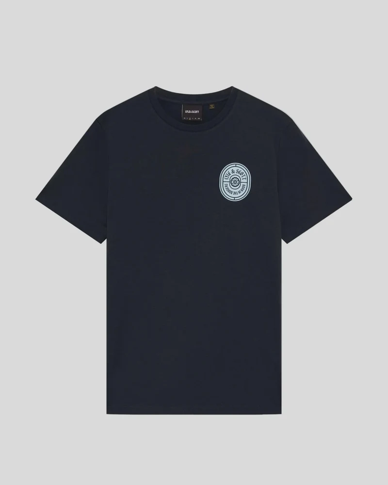 Graphic Badge Cotton T-Shirt