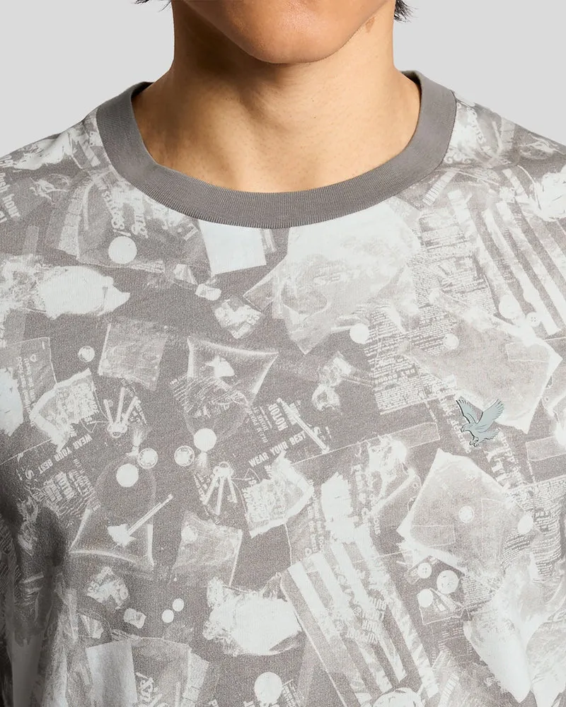 Industrial Graphic Print T-Shirt