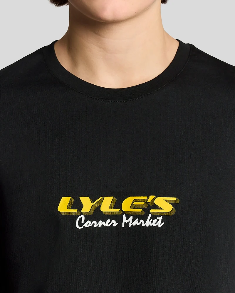 Back Print Graphic T-Shirt