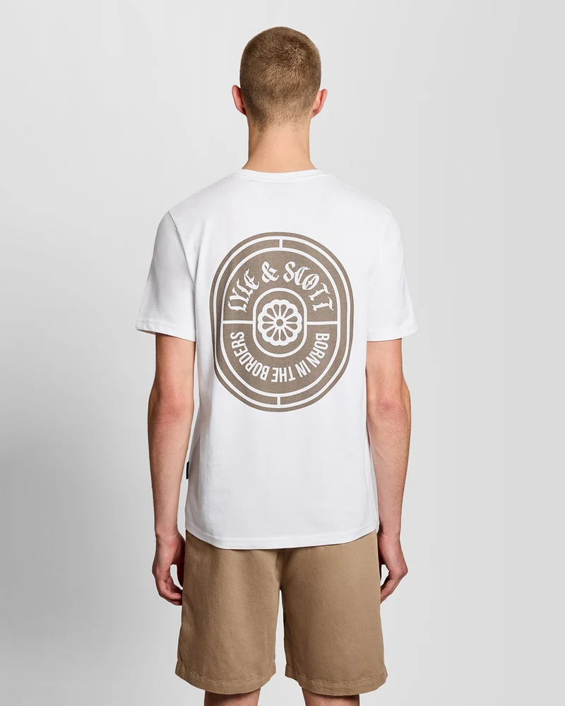Graphic Badge Cotton T-Shirt