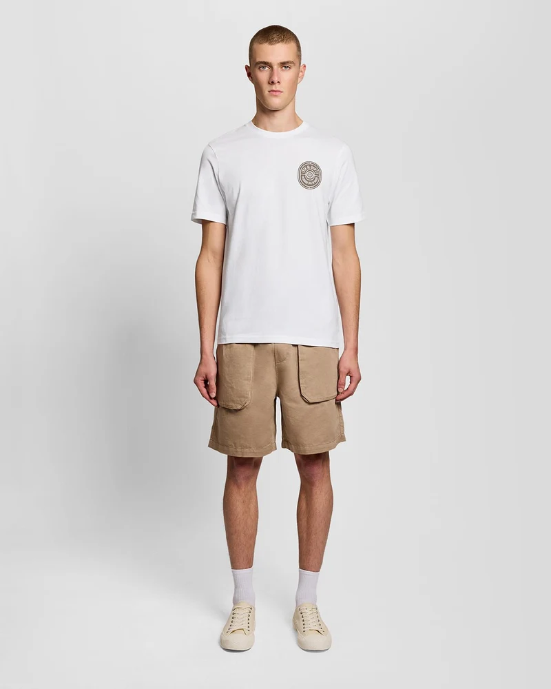 Graphic Badge Cotton T-Shirt