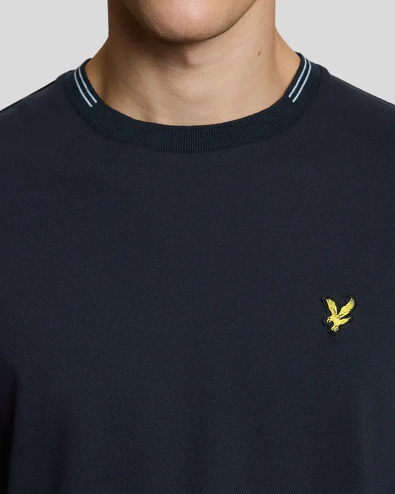 Fine Cotton Tipped T-Shirt