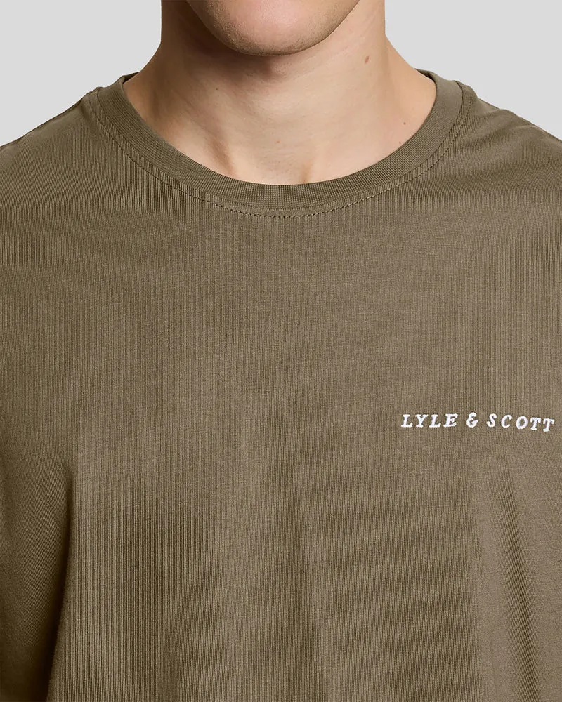 Script Logo Cotton Crew Neck T-Shirt