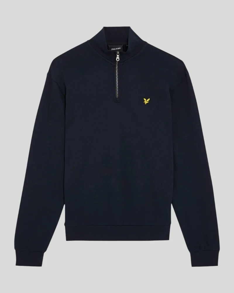 Cotton Loopback 1/4 Zip Sweatshirt