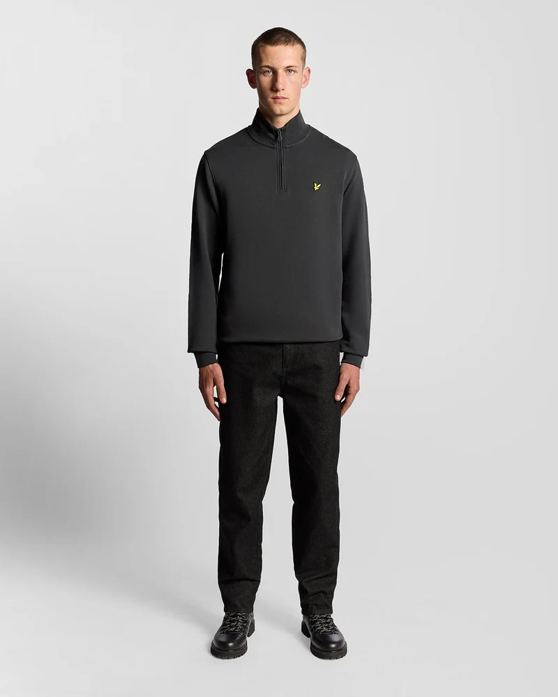 Cotton Loopback 1/4 Zip Sweatshirt