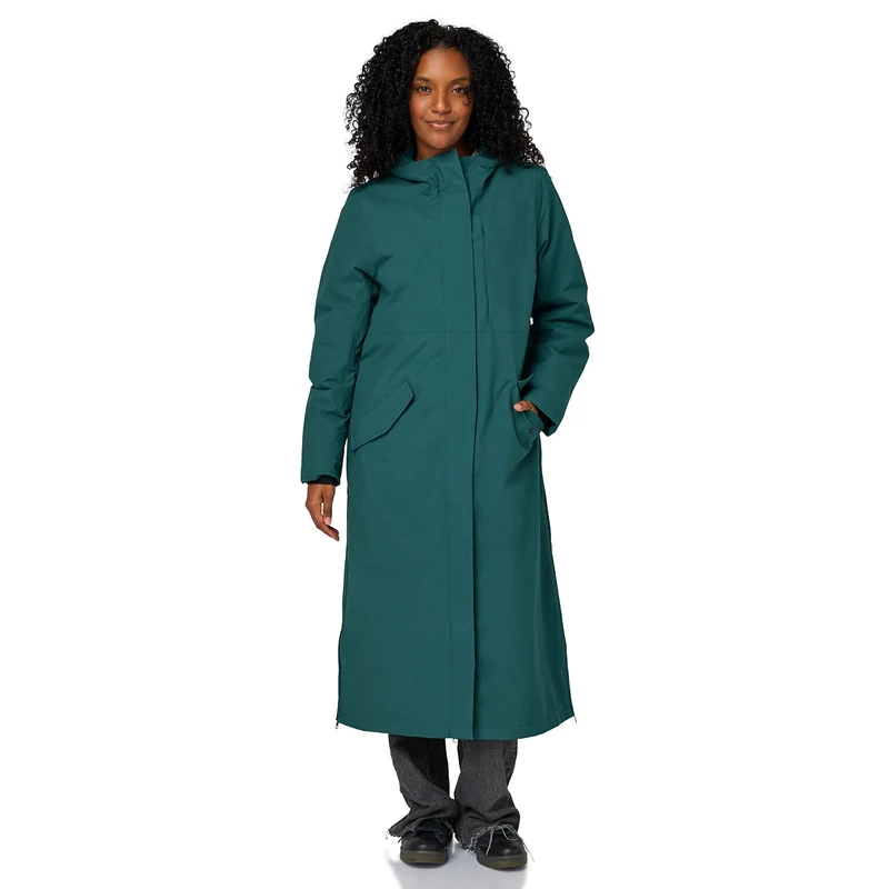 Happy Rainy Days lange regenjas Paris Teal