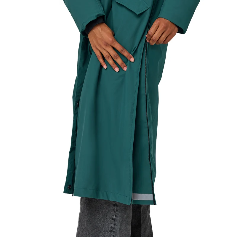 Happy Rainy Days lange regenjas Paris Teal