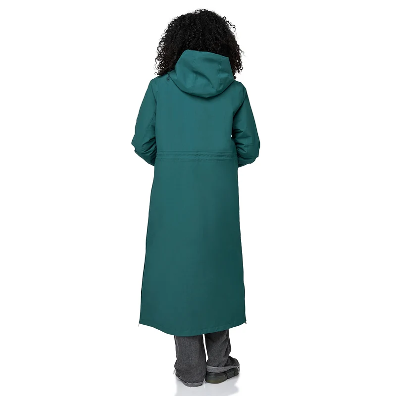 Happy Rainy Days lange regenjas Paris Teal