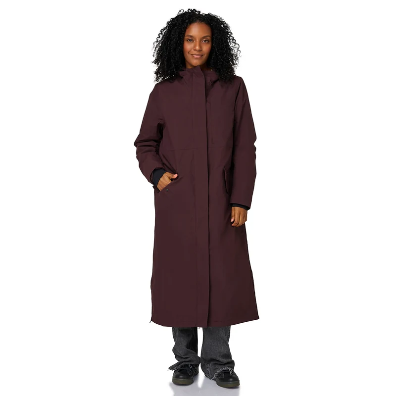 Happy Rainy Days lange regenjas Paris Burgandy