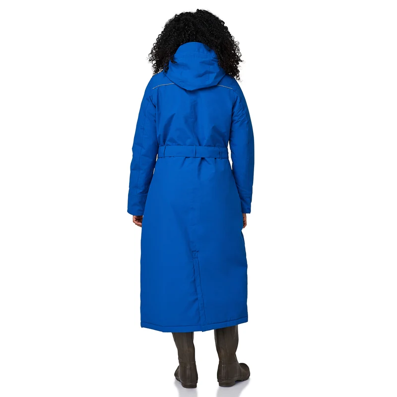 Happy Rainy Days Extra Lange Regenjas Gewatteerd Toronto Kobalt Blauw