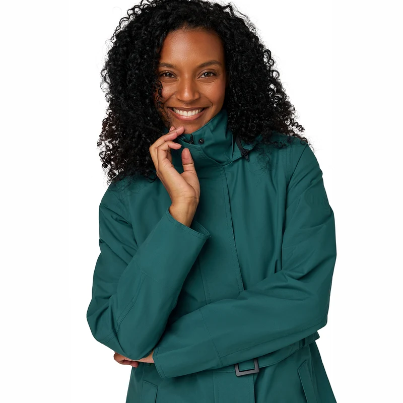 Happy Rainy Days Extra Lange Regenjas Montreal Teal