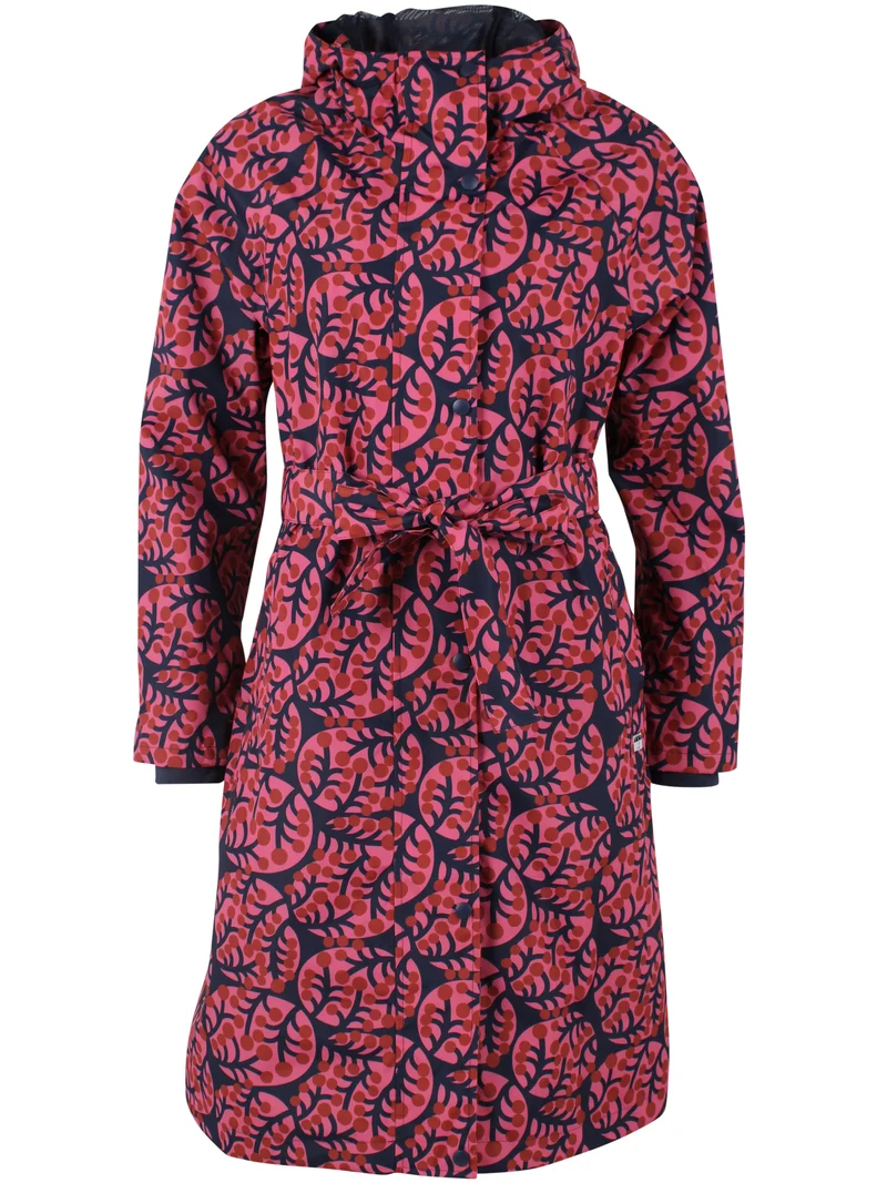 Danefæ Danelisabeth regentrenchcoat dames – Soft Cherry Macro Micro