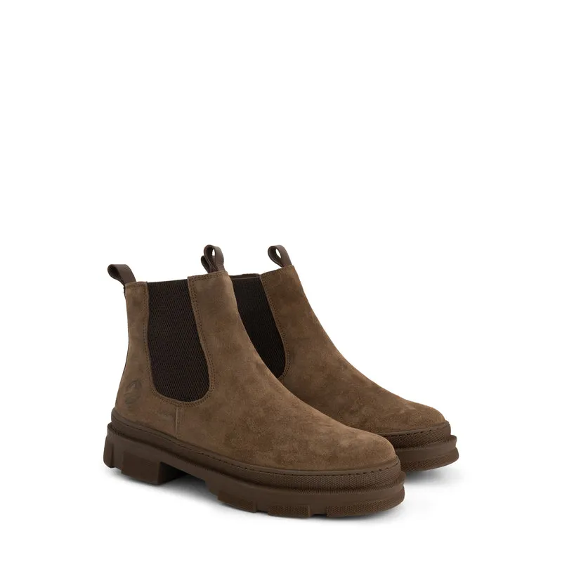 Travelin' Strilde Damen - Chelsea boots - Wolle gefüttert - Braun