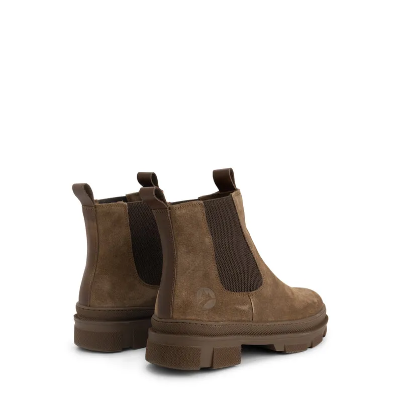 Travelin' Strilde Damen - Chelsea boots - Wolle gefüttert - Braun
