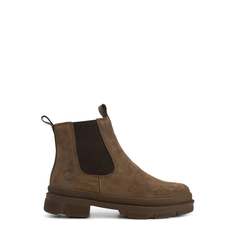 Travelin' Strilde Damen - Chelsea boots - Wolle gefüttert - Braun