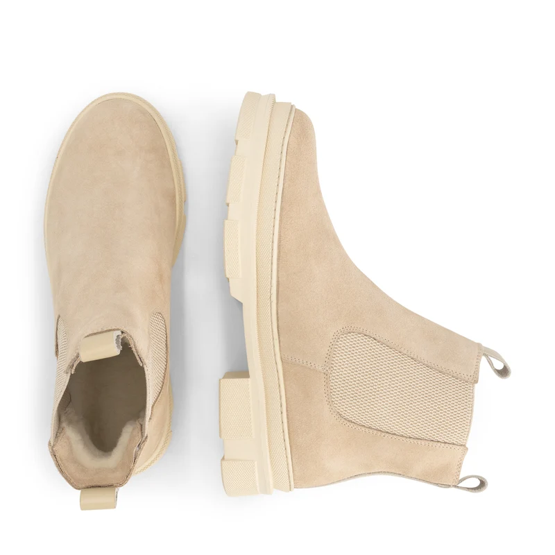Travelin' Strilde Damen - Chelsea boots - Wolle gefüttert - Sand
