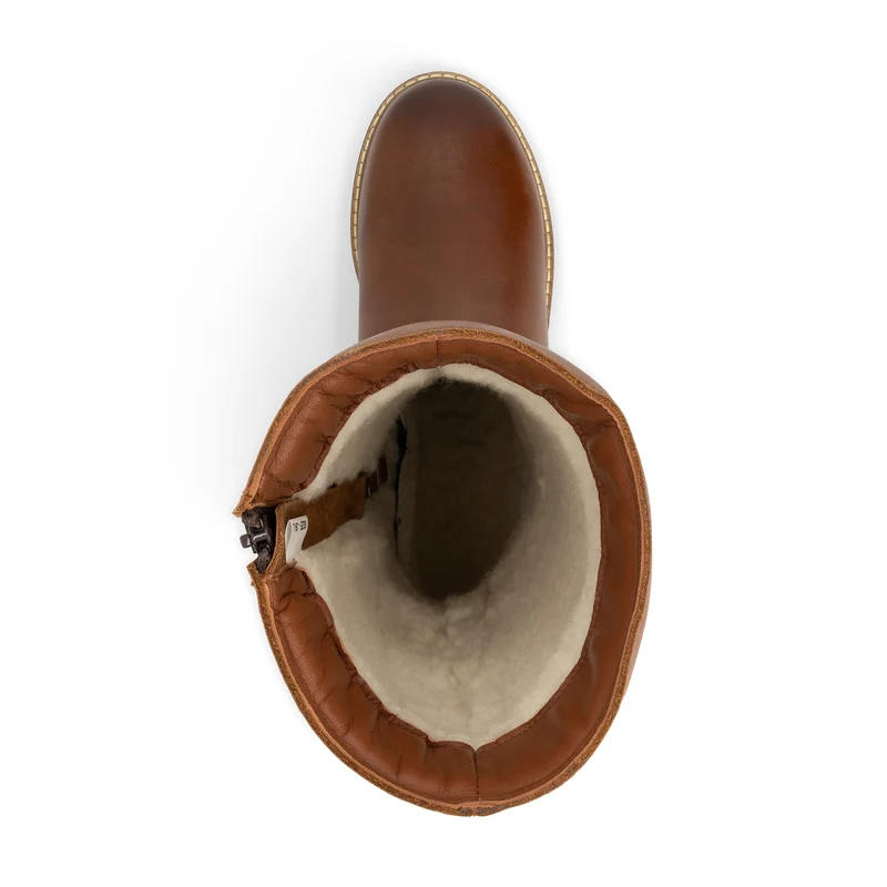 Jondal Damen – Stiefeletten – mit Wolle gefüttert – Cognac
