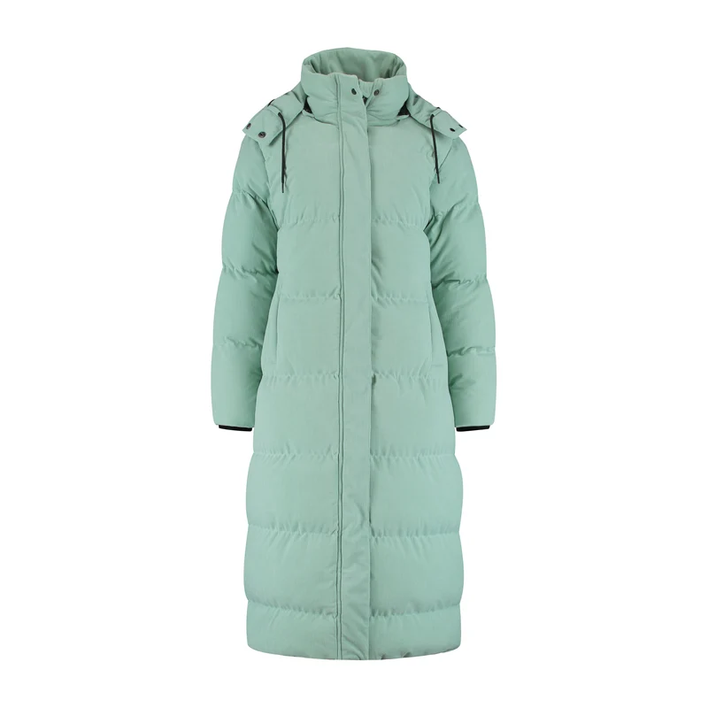 Umea Damen – Daunen-Winterjacke – Cord – Grün
