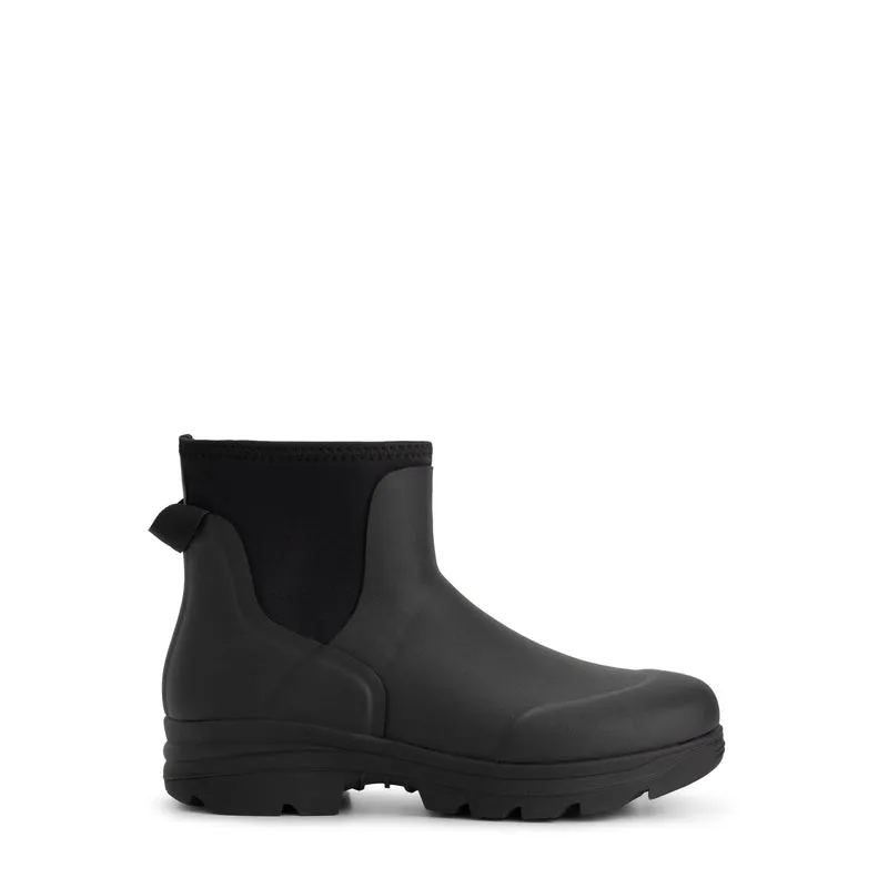 Inari Herren – Gummi-Stiefeletten – Regenstiefel – Schwarz