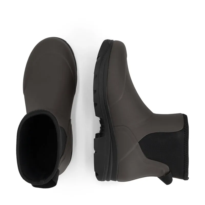 Inari Herren – Gummi-Stiefeletten – Regenstiefel – Dunkelbraun