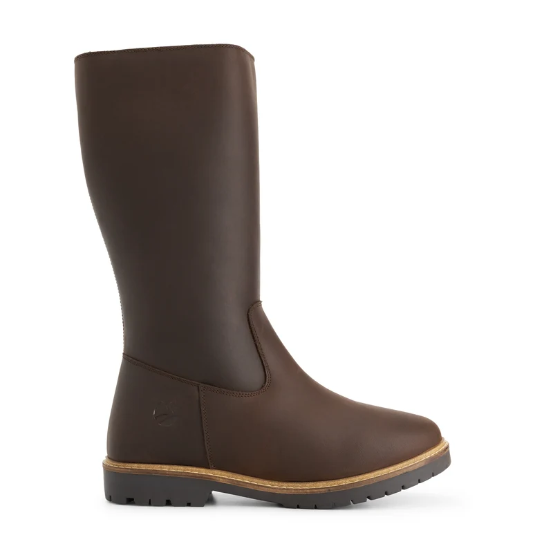 Jarvik Damen – Hohe Stiefel – Mit Wolle gefüttert – Dunkelbraun