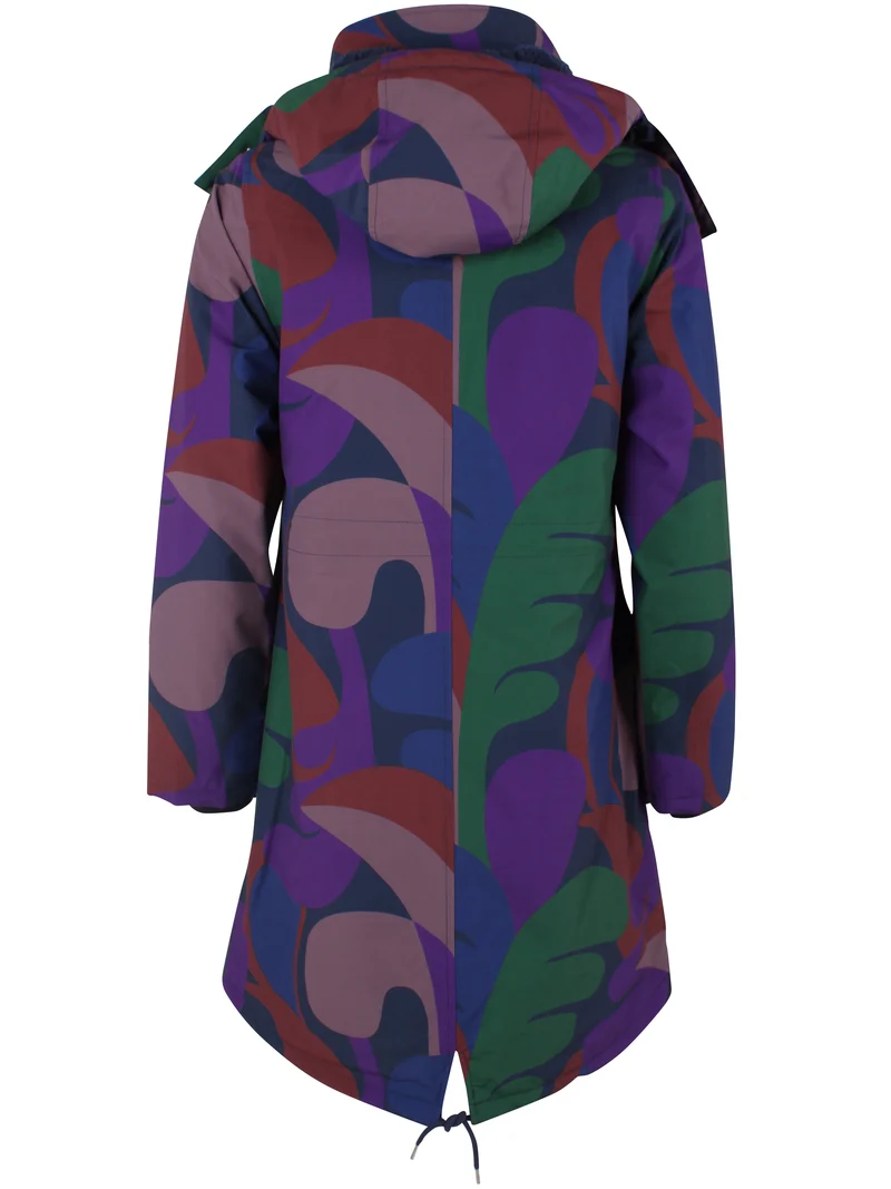 Danefae Regenjas Dames Daneturell Grey Plum Trops