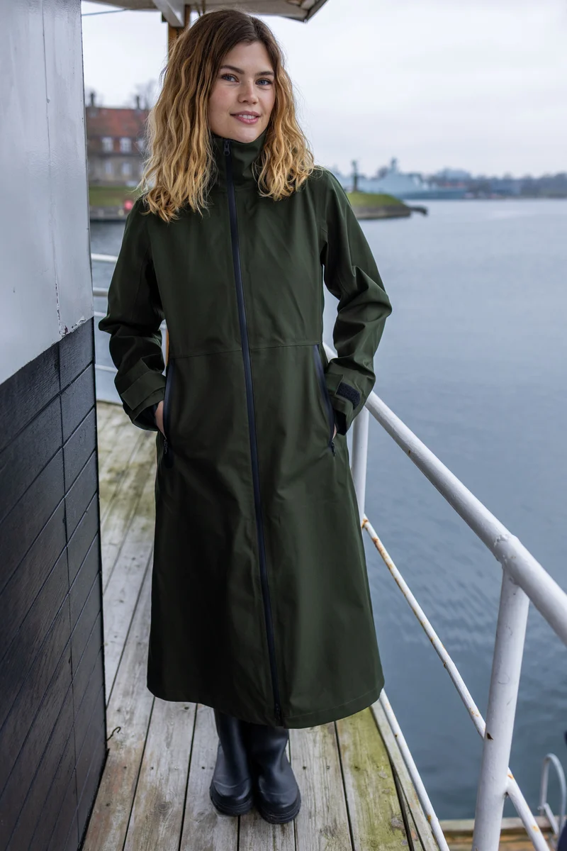 Danefae Premium Regenjas Dames Dogwalker Dark Army
