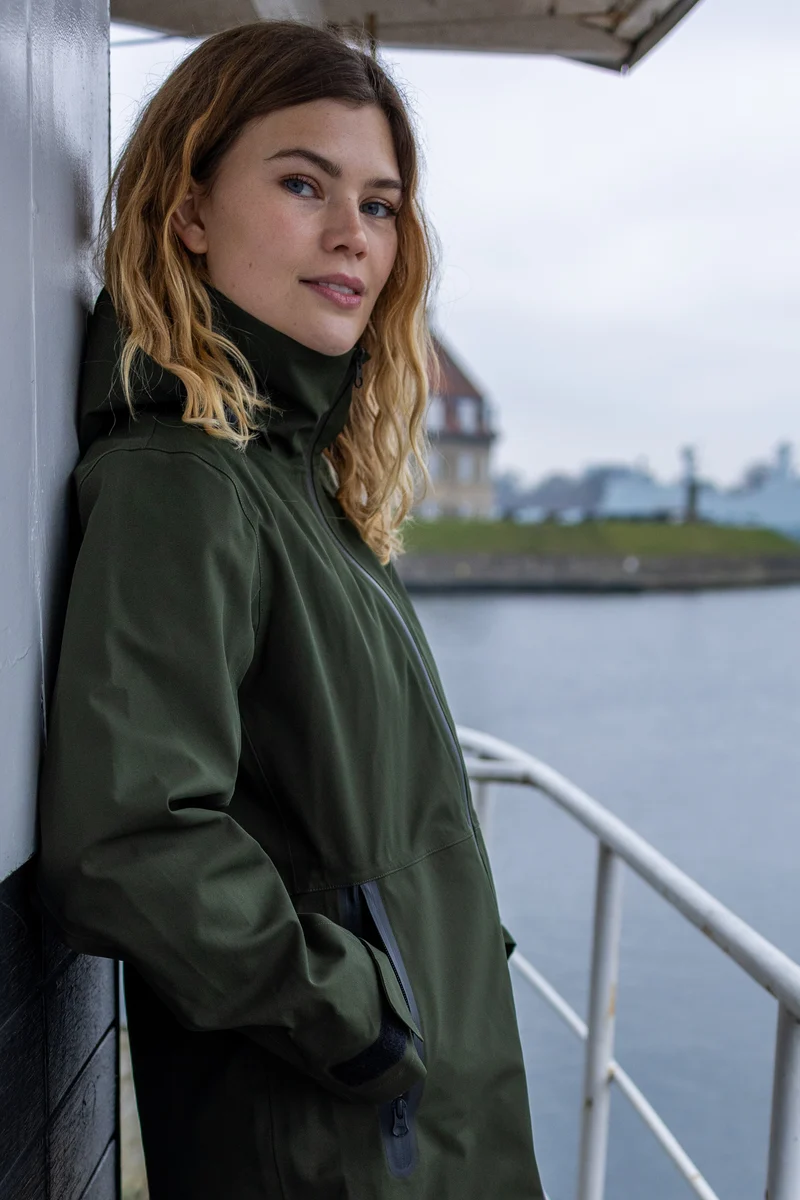 Danefae Premium Regenjas Dames Dogwalker Dark Army