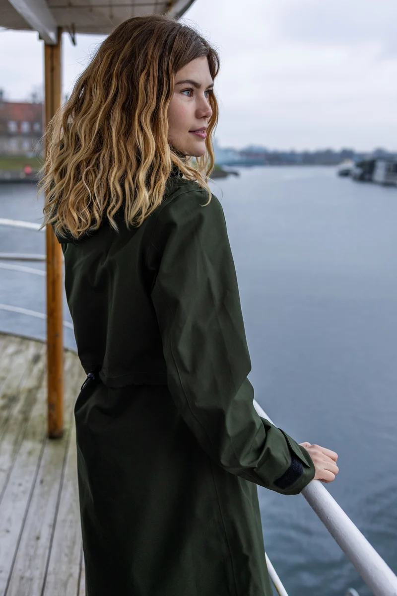 Danefae Premium Regenjas Dames Dogwalker Dark Army