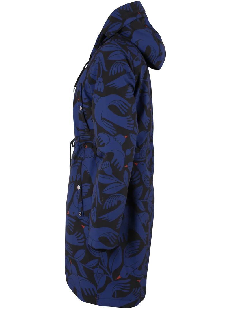 Danefae Winter Regenparka Dames Danenora Black/ Deep Blue Birdieup