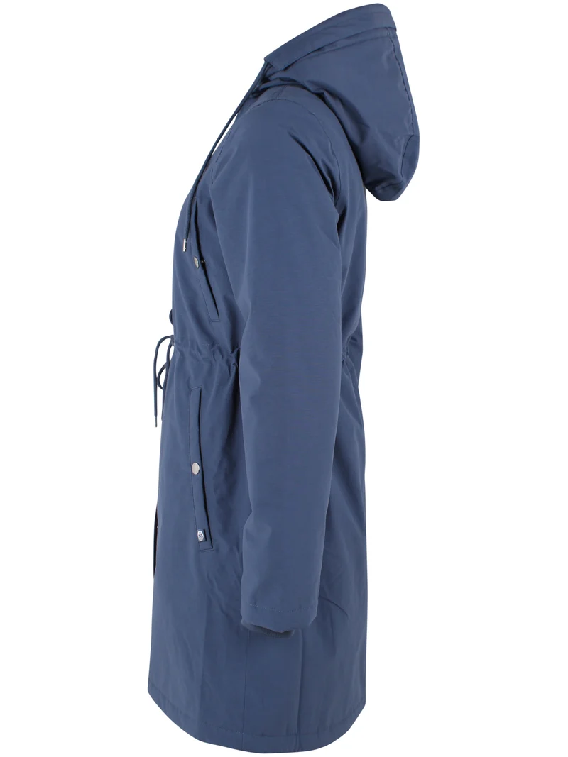 Danefae Winter Regenparka Dames Danenora Dark Grey Blue