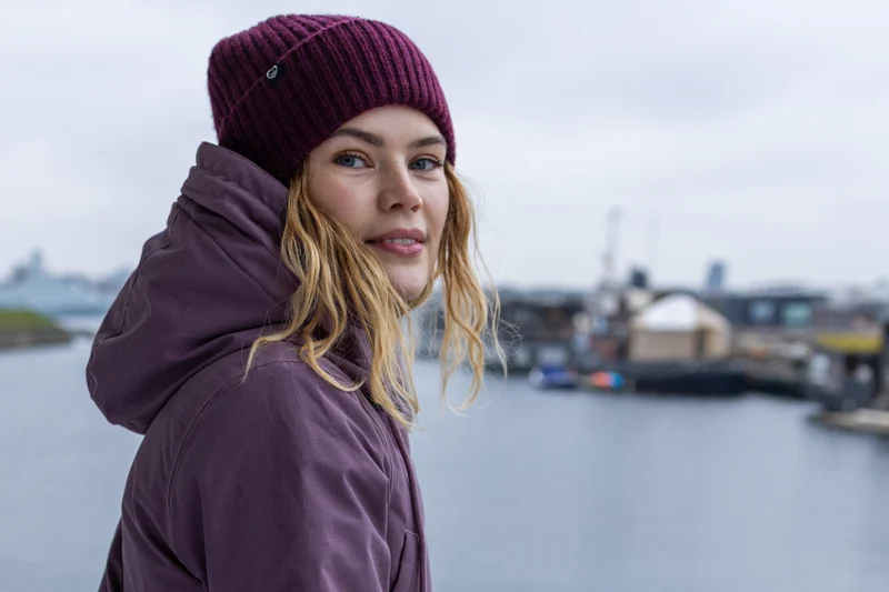 Danefae Winter Regenparka Dames Danenora Grey Plum