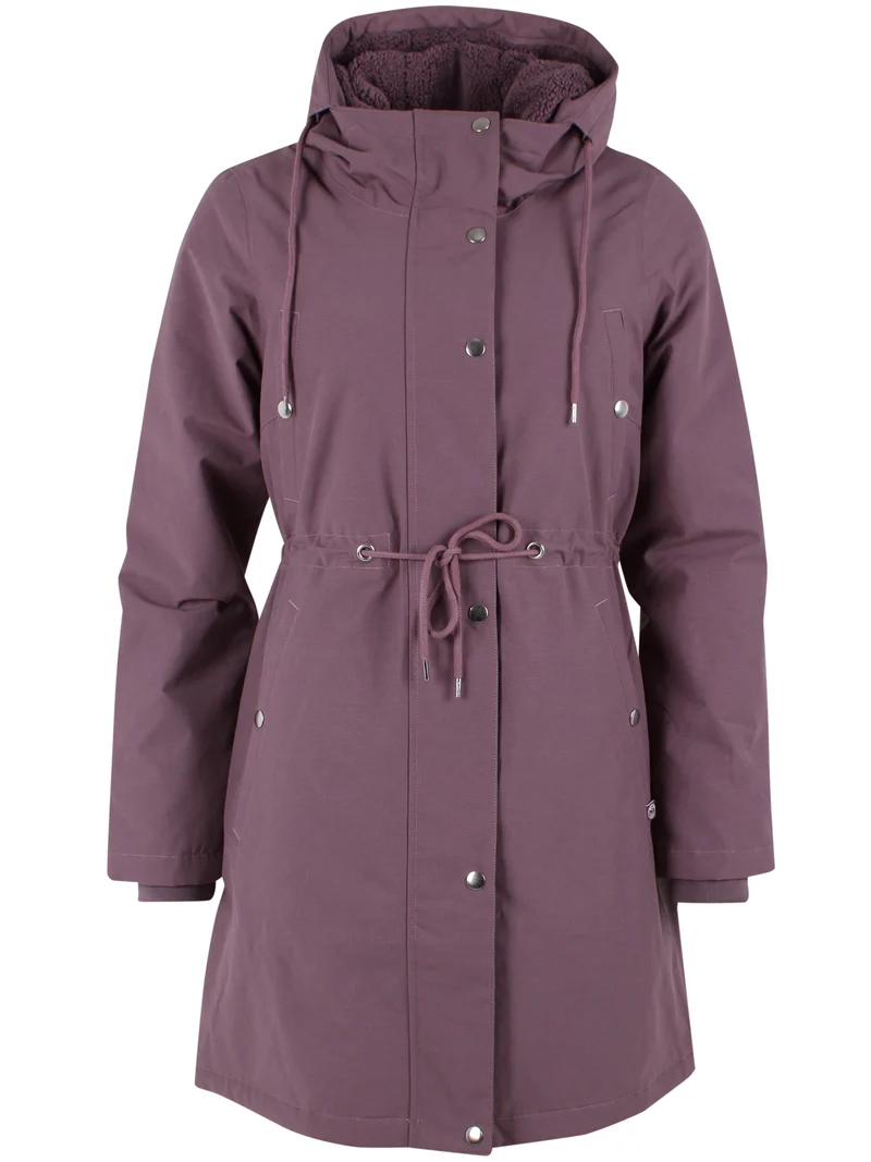 Danefae Winter Regenparka Dames Danenora Grey Plum