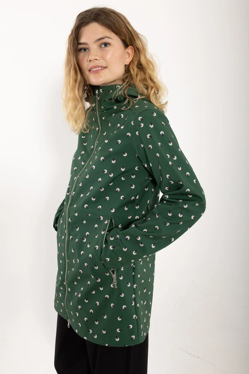 Danefae Danelandscape Softshell Jacket Dark Pine Lilfluffers