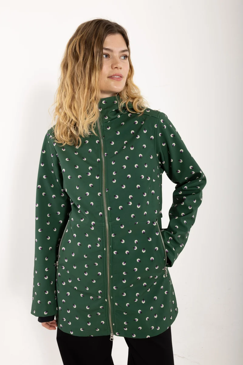 Danefae Danelandscape Softshell Jacket Dark Pine Lilfluffers