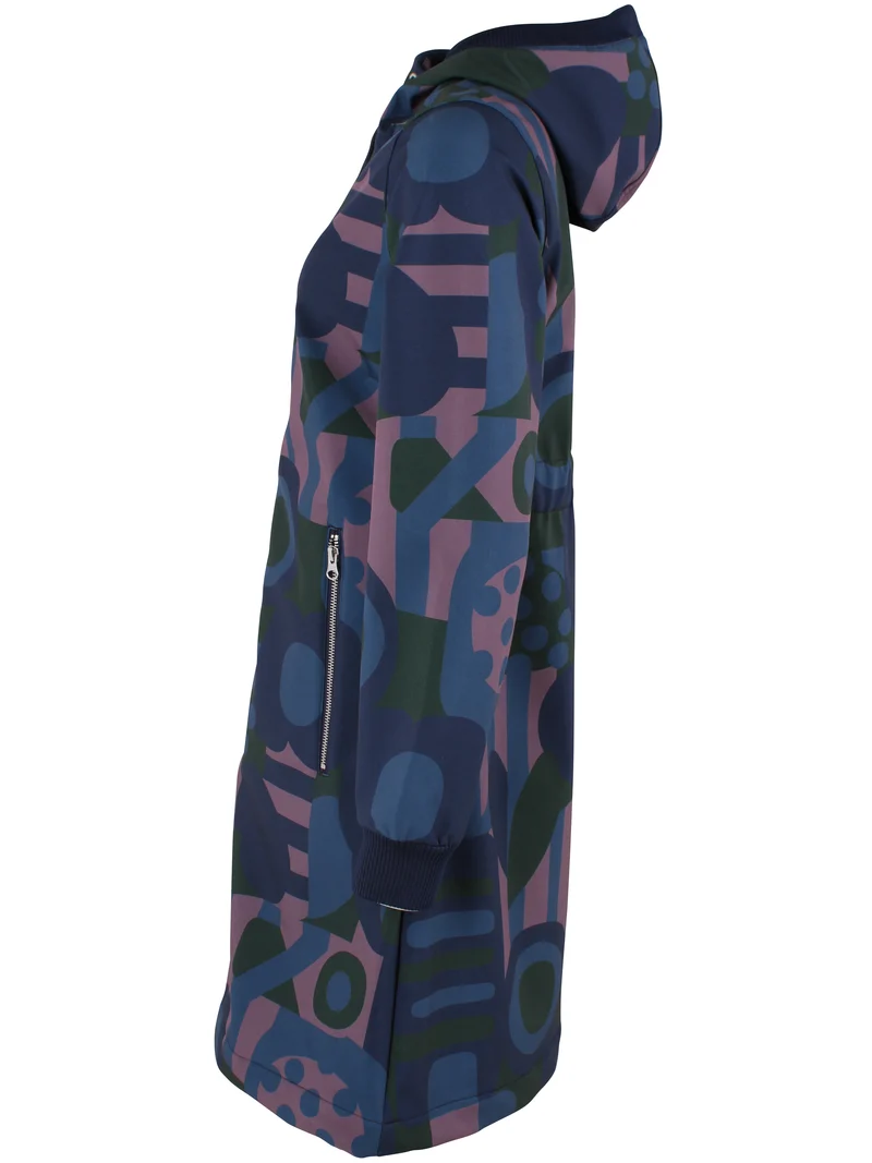 Danefae Softshell Regenjas Danejane Dark Forest Patchland