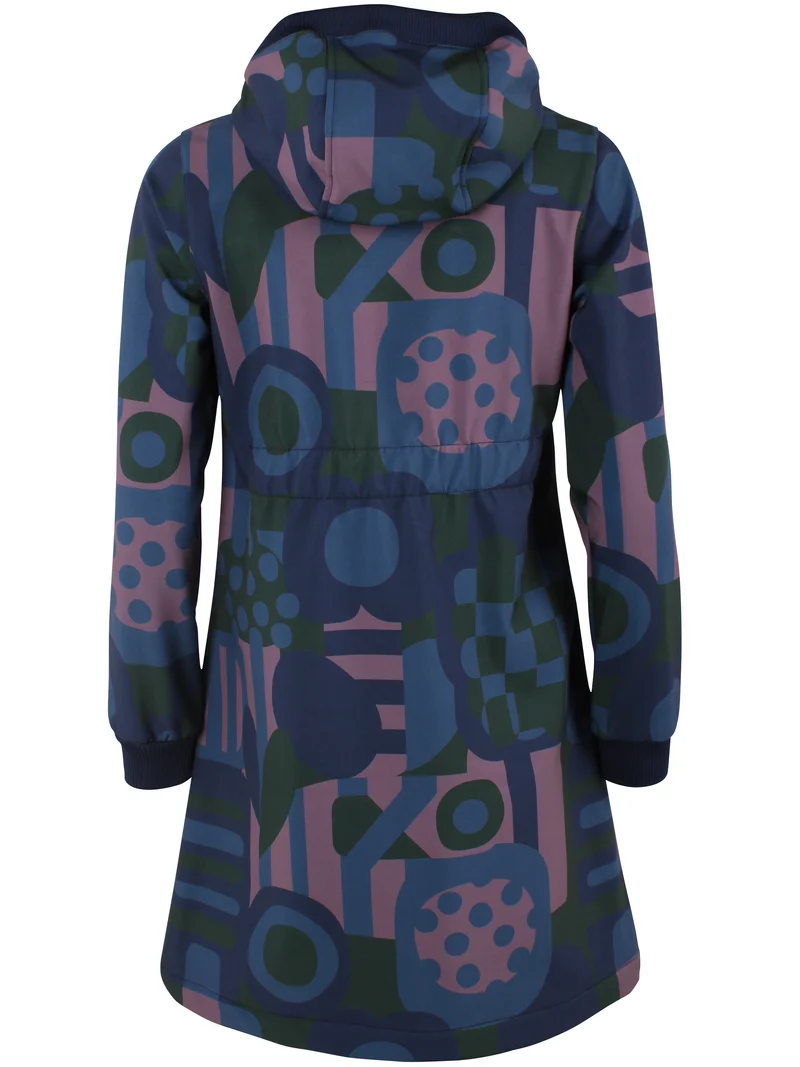 Danefae Softshell Regenjas Danejane Dark Forest Patchland