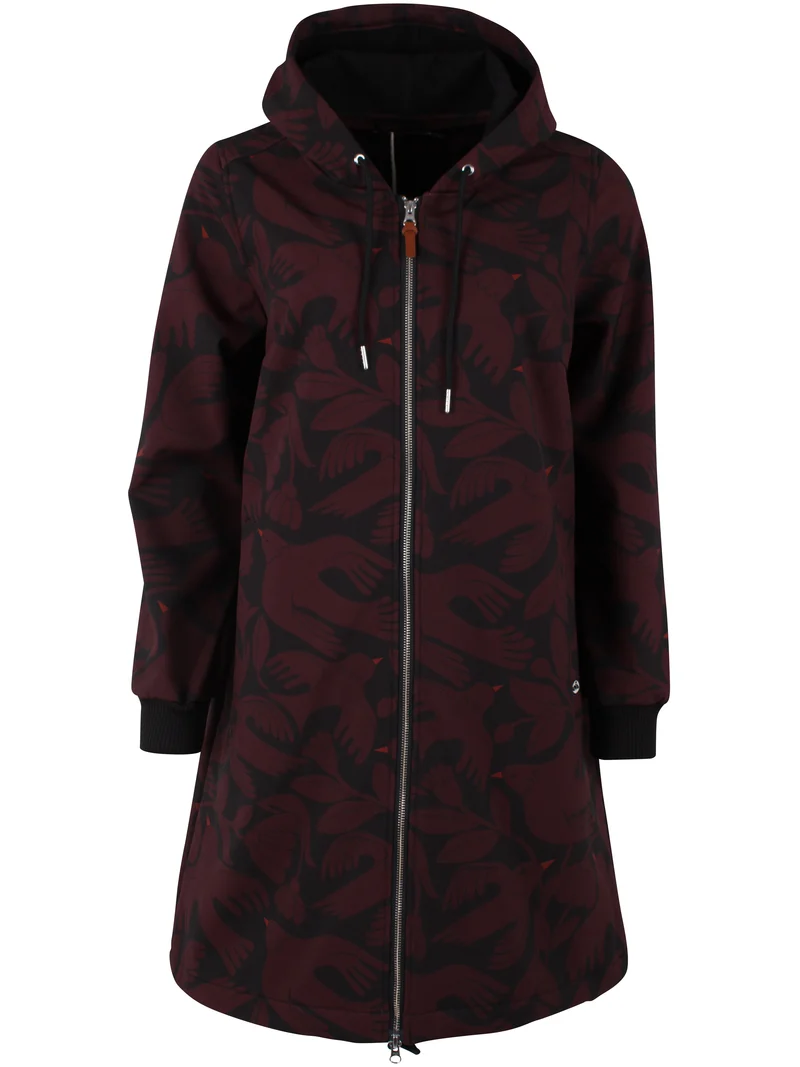 Danefae Danekarla Softshell Black/Dark Wine Birdie up