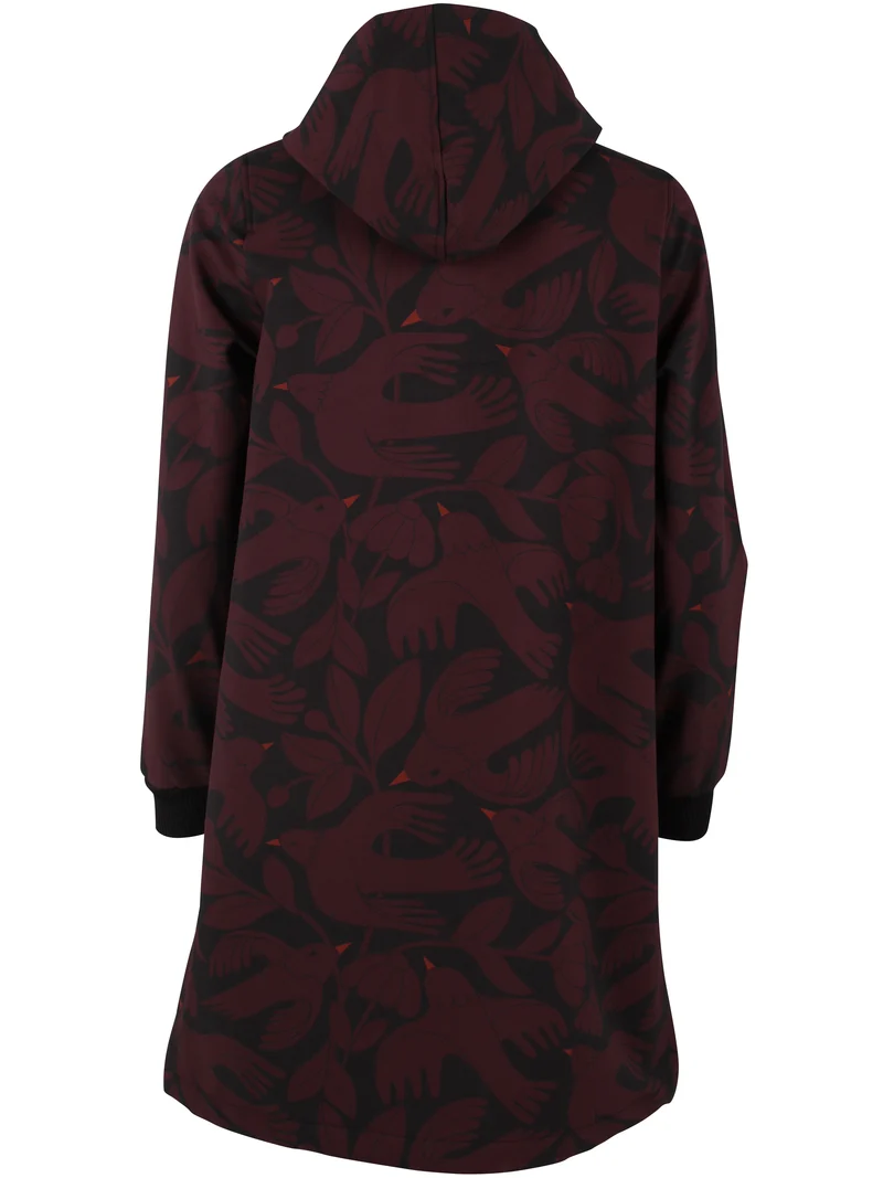 Danefae Danekarla Softshell Black/Dark Wine Birdie up