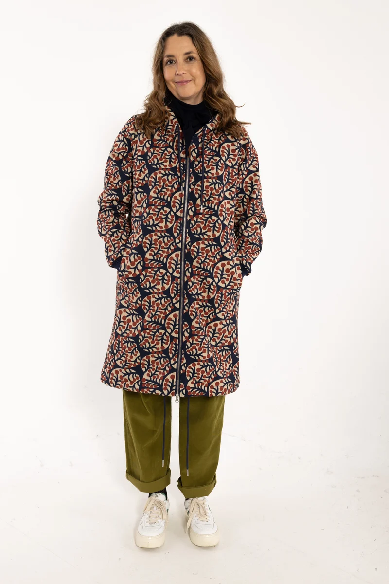 Danefae Danekarla Softshell Dark Navy Macro Micro