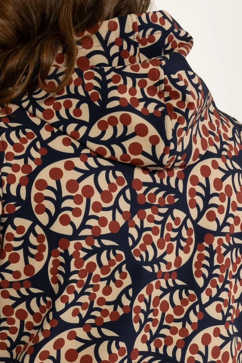 Danefae Danekarla Softshell Dark Navy Macro Micro