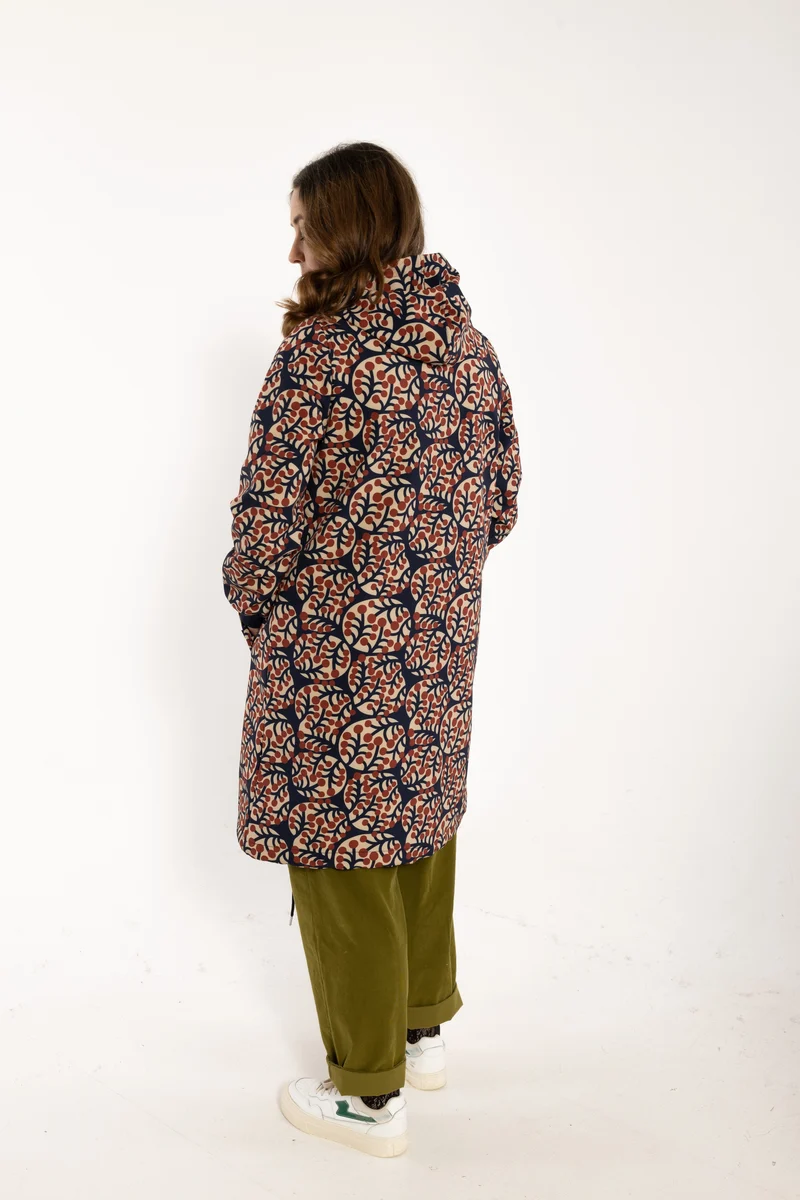 Danefae Danekarla Softshell Dark Navy Macro Micro