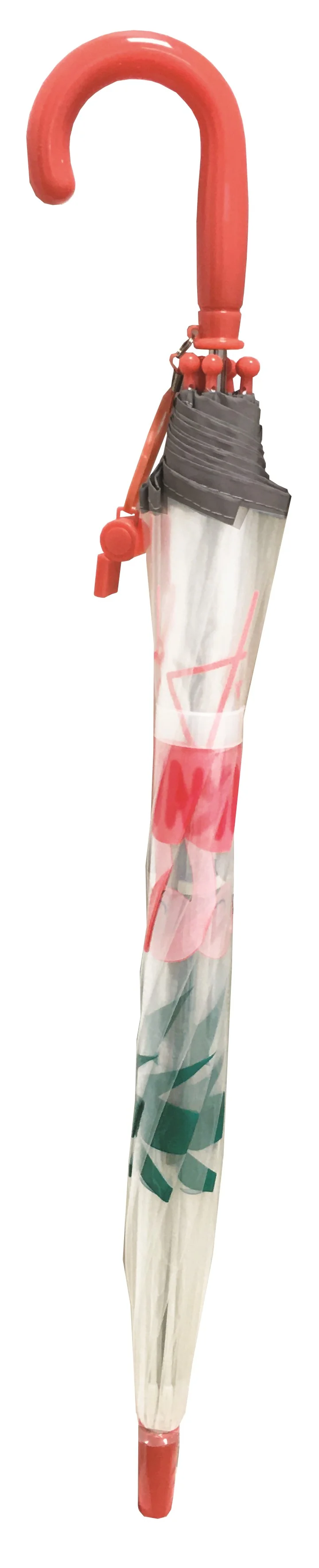 Kinderparaplu Flamingo Transparant
