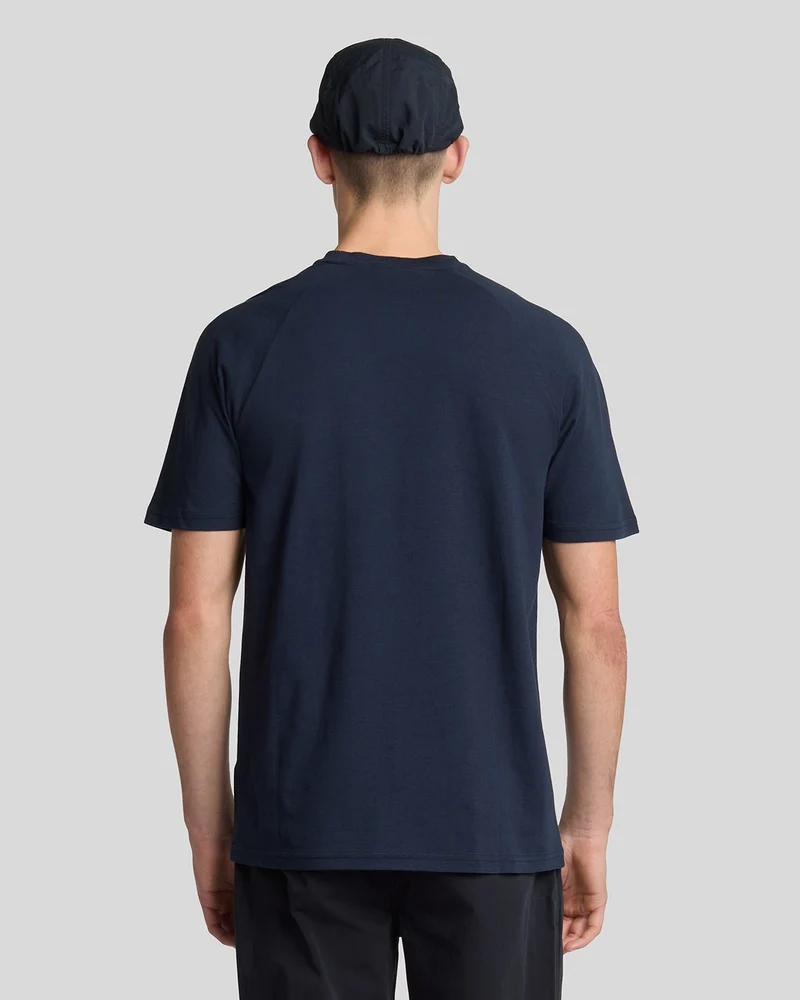 Linen Blend Raglan T-Shirt