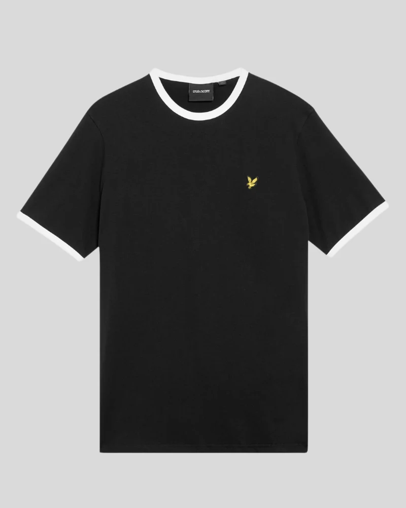 Ringer Cotton Crew Neck T-Shirt