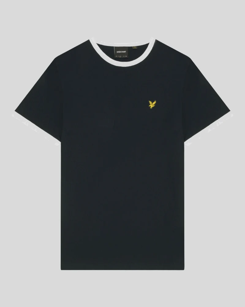 Ringer Cotton Crew Neck T-Shirt
