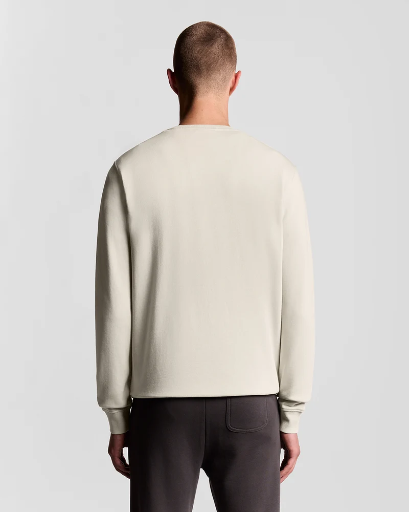 Cotton Crew Neck Sweatshirt