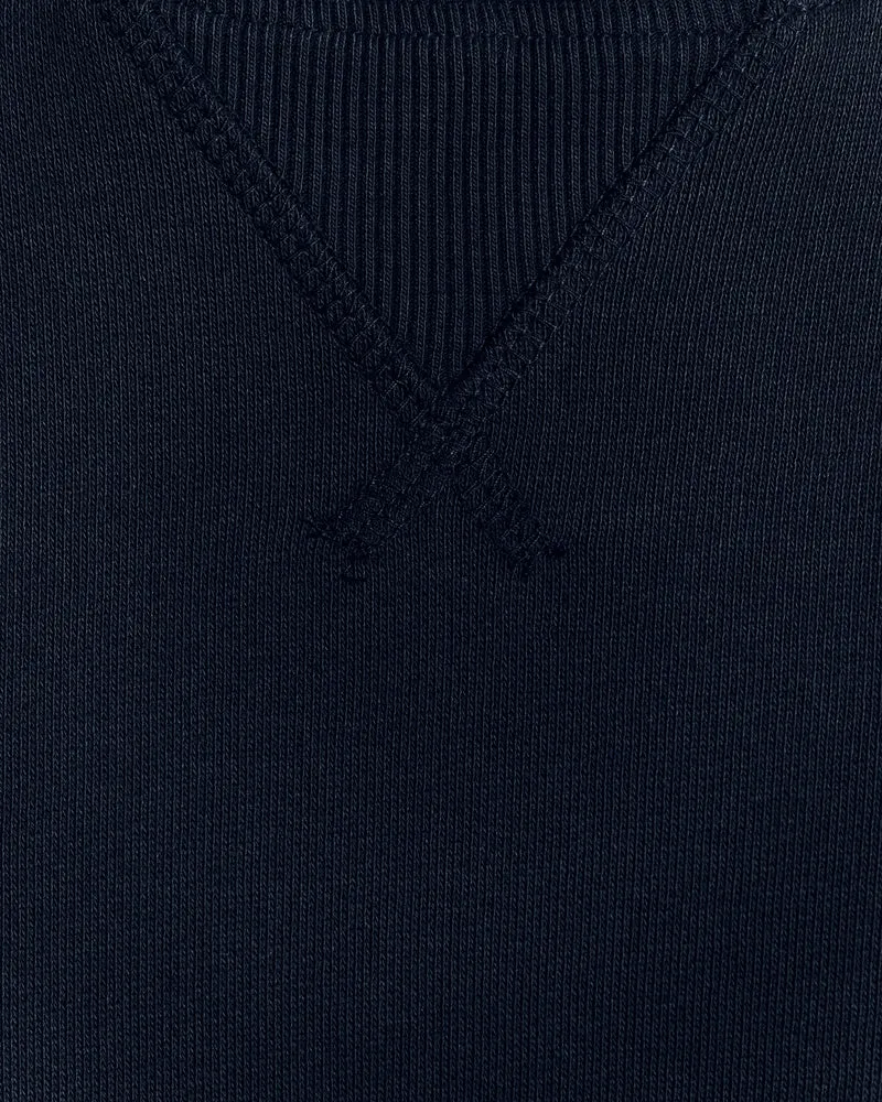 Cotton Crew Neck Sweatshirt