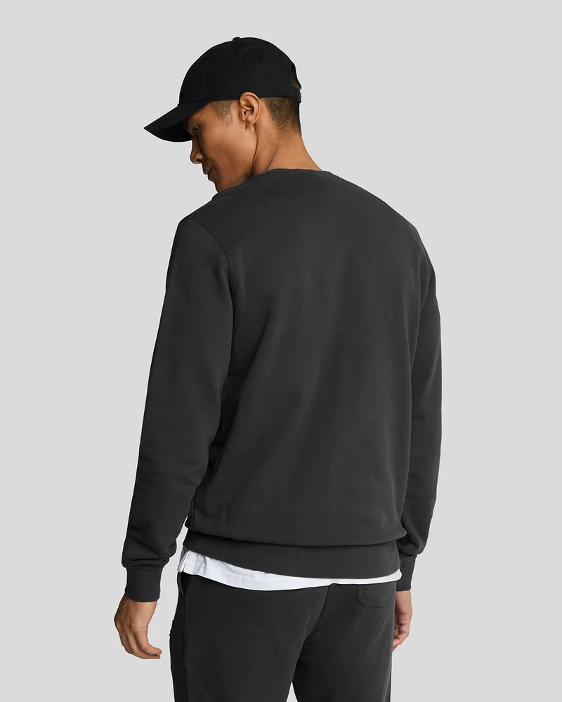 Cotton Crew Neck Sweatshirt